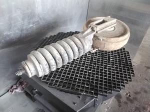 Liebherr Stationair wiel met veer